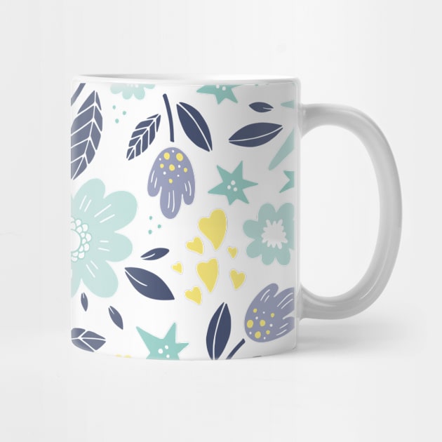 Floral butterflies pattern by Jenmag